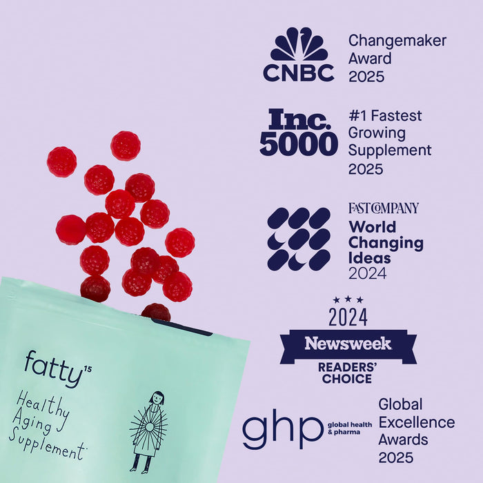 Fatty15 C15:0 Healthy Aging Supplements Kids Gummies - 60 Vegan Gummies