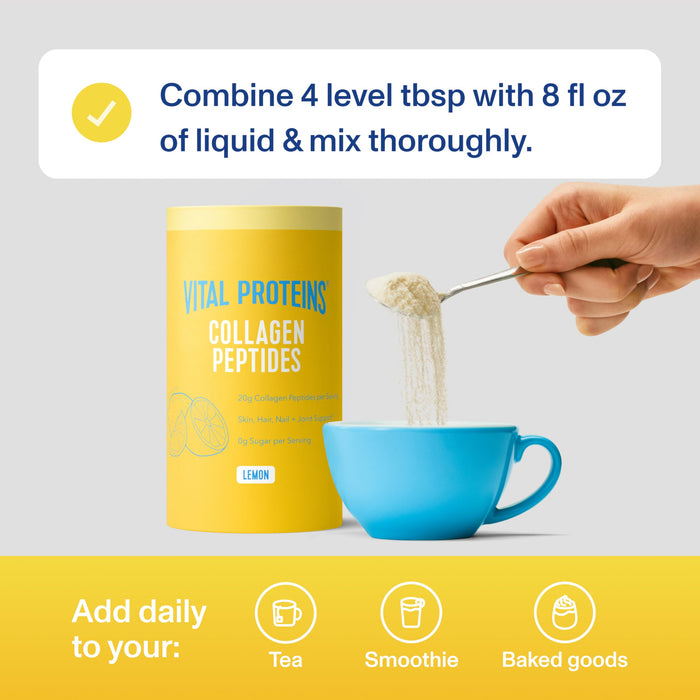 Vital Proteins Collagen Peptides Powder 14 Servings Lemon