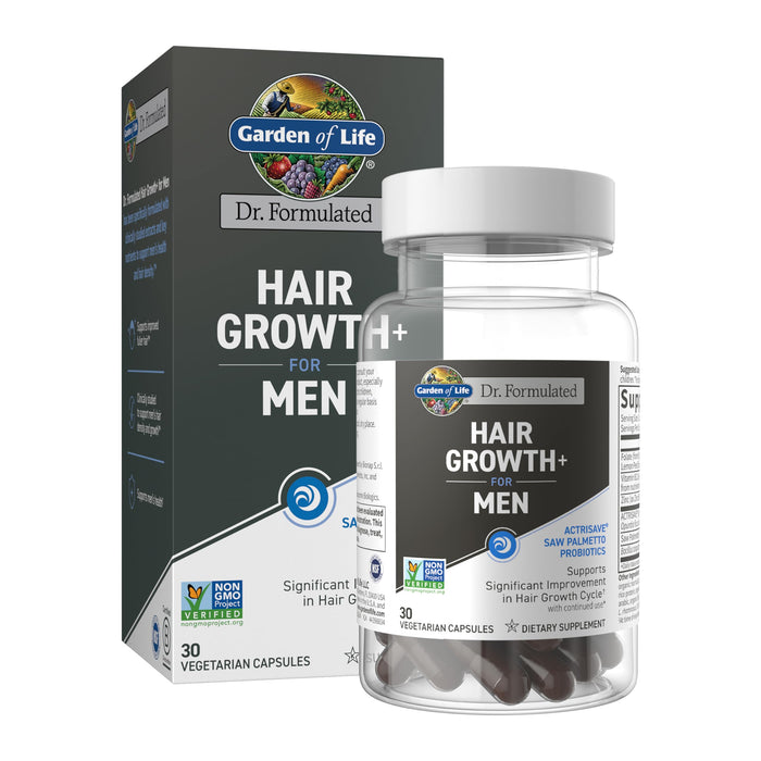 Garden of Life Dr. Formulated Hair Growth for Men 30 Vegetarian Capsules