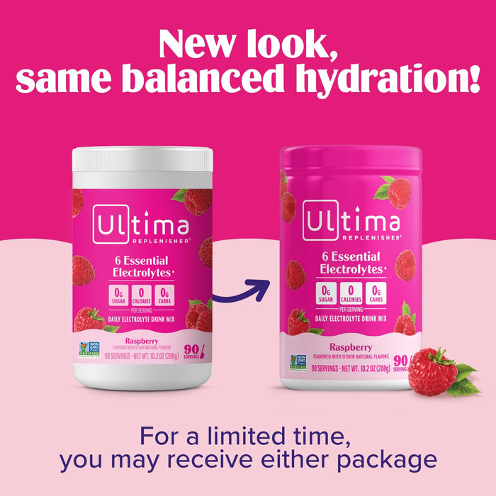Ultima Replenisher, Raspberry, 90-Serving Canister