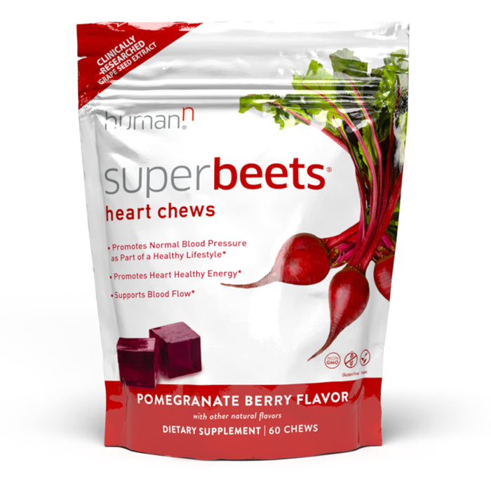 HumanN SuperBeets Heart Chews 60 Count