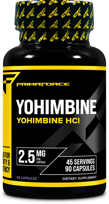 PrimaForce Yohimbine HCl 2.5mg - 90 Capsules