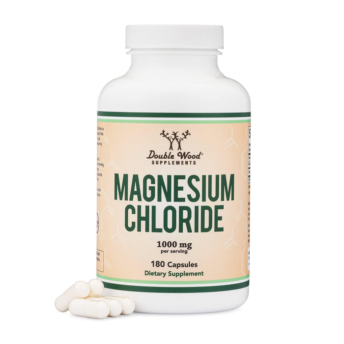 Double Wood Supplements Magnesium Chloride - 180 Capsules