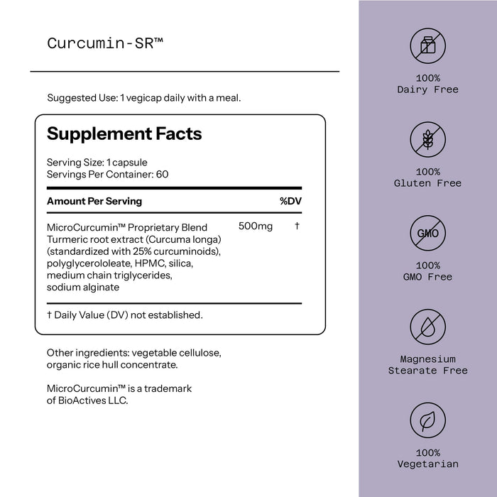 Quality of Life Curcumin-SR - 60 Vegicaps