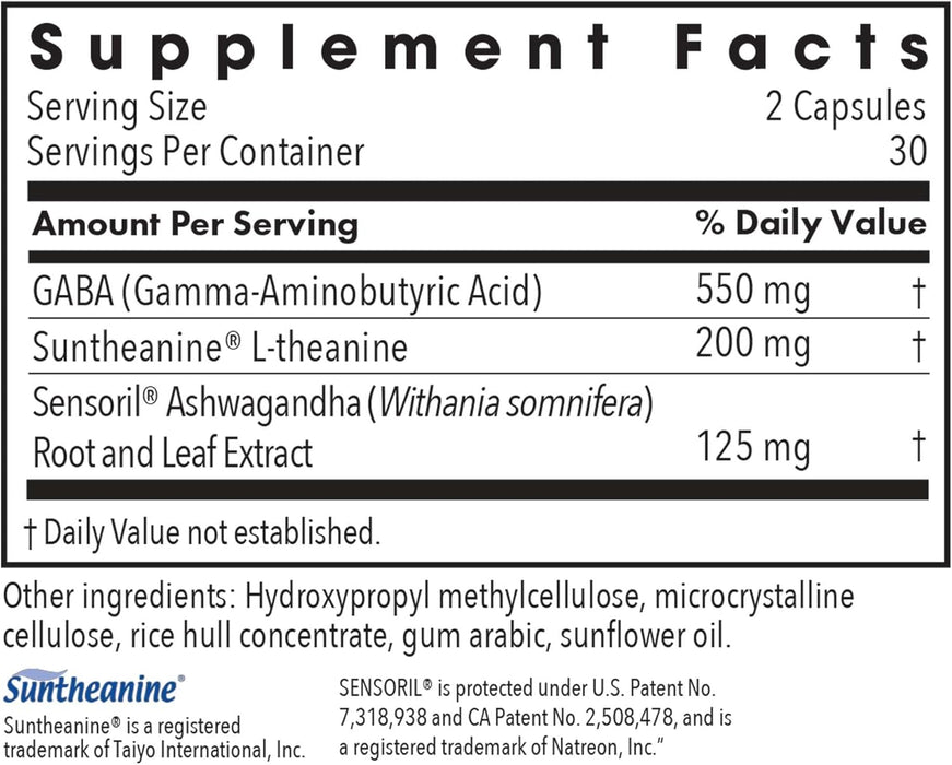 Allergy Research Group Zen Adapt with Sensoril-60 Vegetarian Capsules