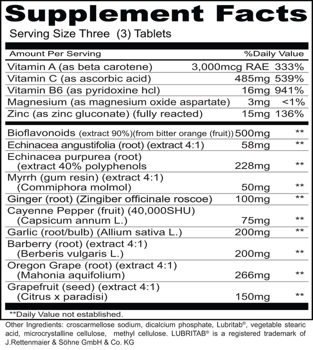 Priority One Nutritional Supplements Bio Vegetarian 90 Tablets