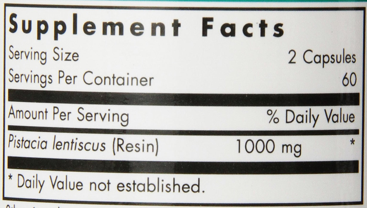 Nutricology Mastic Gum 120 Vegetarian Capsules