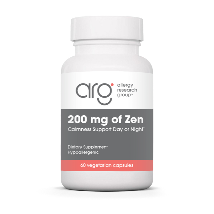 Allergy Research Group - 200 mg of Zen - 60 Vegetarian Capsules