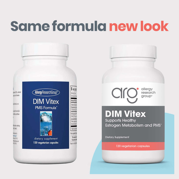 Allergy Research Group - DIM Vitex - PMS Nutrition Support-120 Vegetarian Capsules