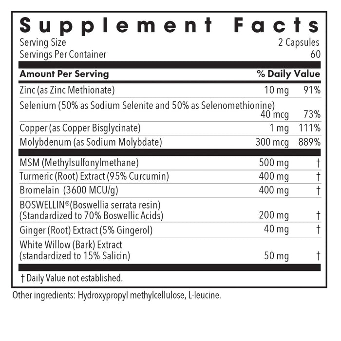 Allergy Research Group InflaMed 120 Veg Cap Joint Support