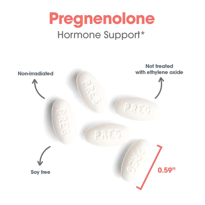 Allergy Research Group - Pregnenolone 100 mg - 60 Scored Tablets