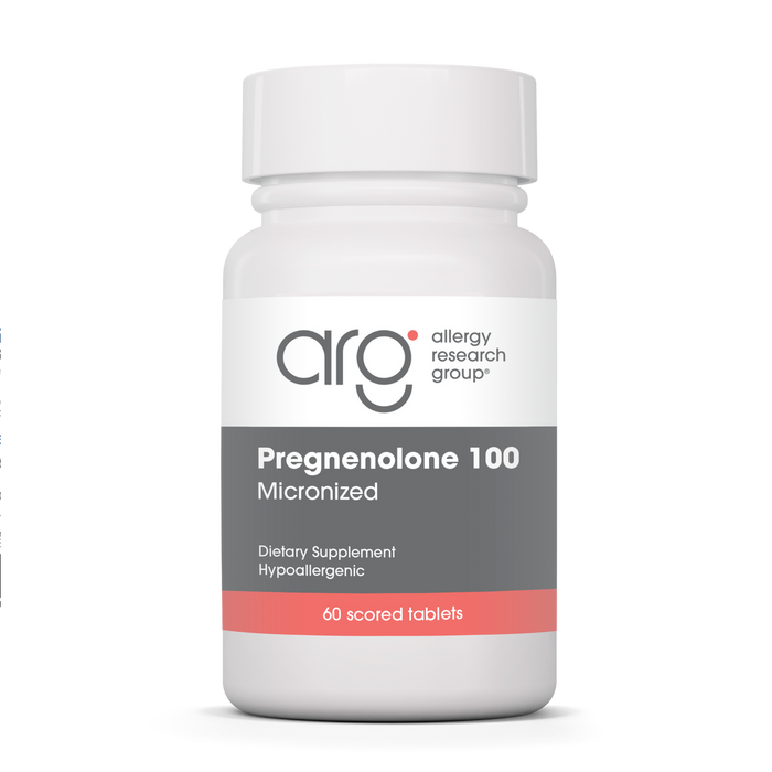Allergy Research Group - Pregnenolone 100 mg - 60 Scored Tablets