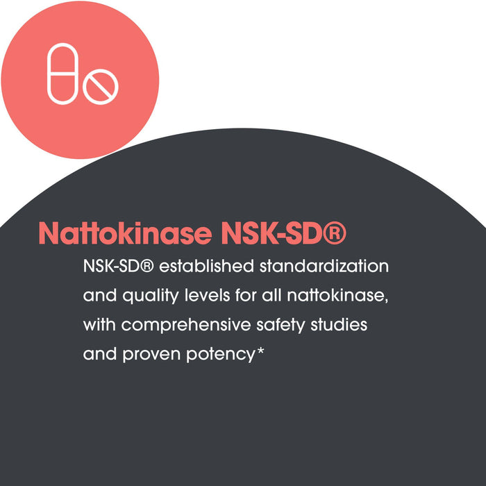 Allergy Research Group Nattokinase NSK-SD 50mg - 90 Vegetarian Capsules