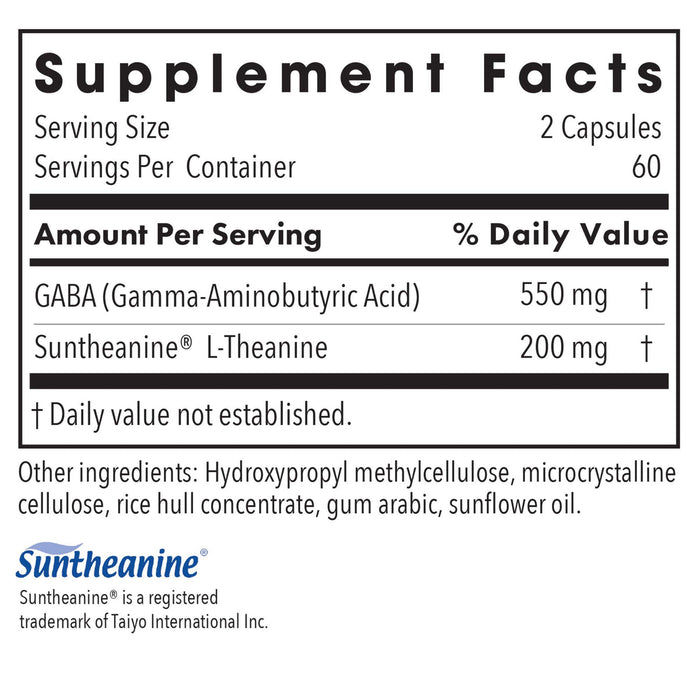 Allergy Research Group - 200 mg of Zen - 60 Vegetarian Capsules