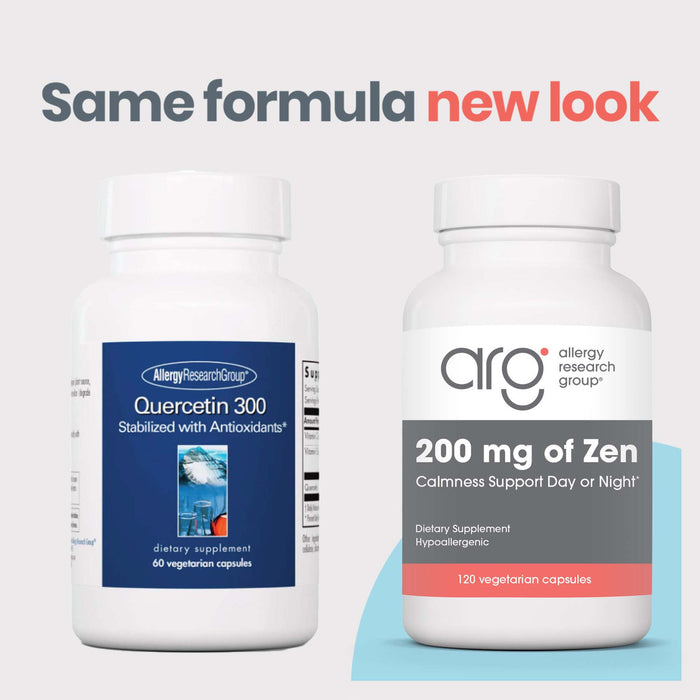 Allergy Research Group - 200 mg of Zen - 60 Vegetarian Capsules