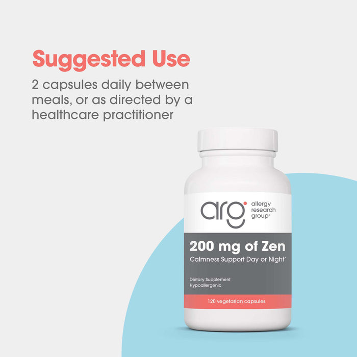 Allergy Research Group - 200 mg of Zen - 60 Vegetarian Capsules