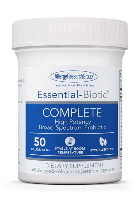 Allergy Research Group Essential-Biotic Complete 60 Vegetarian Capsules