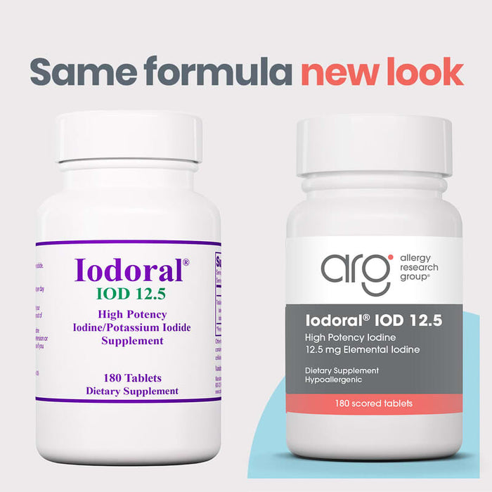 Optimox Iodoral 12.5 mg High Potency Iodine Nutritional Supplement 180 Tablets