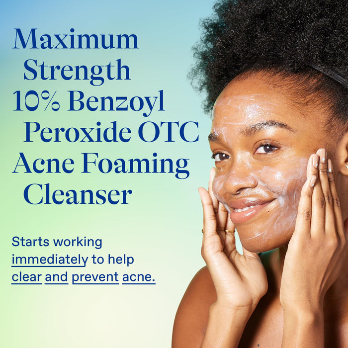 Differin Acne Foaming Cleanser with 10% Benzoyl Peroxide 5 oz.