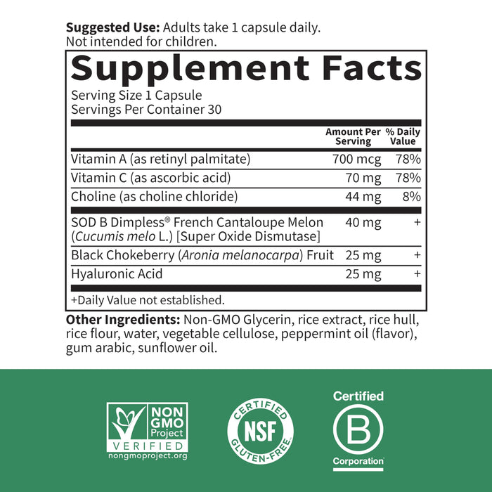 Garden of Life Skin Smooth 30 Plant-Based Capsules