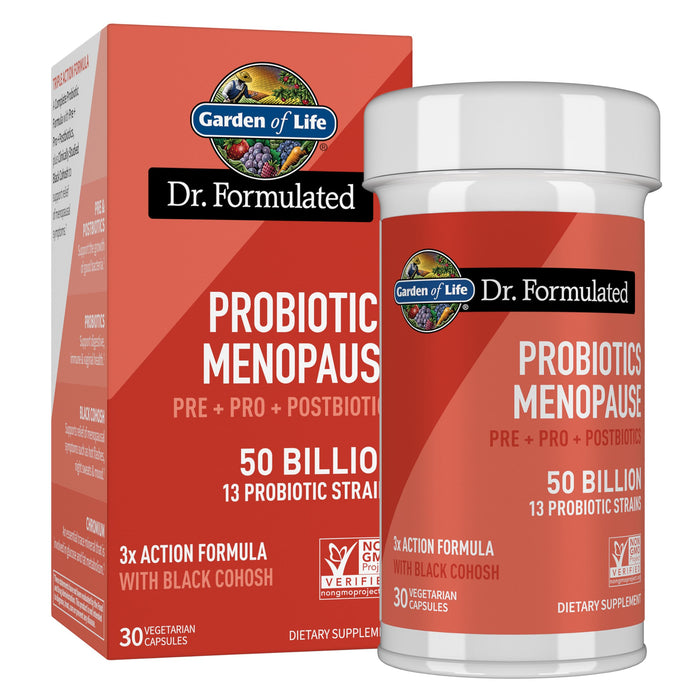 Garden of Life Dr. Formulated Menopause Probiotics - 30 Vegetarian Capsules
