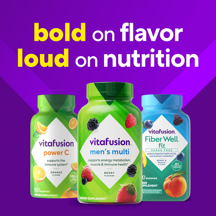 Vitafusion Multivitamins for Men 120 Gummies Berry Flavored