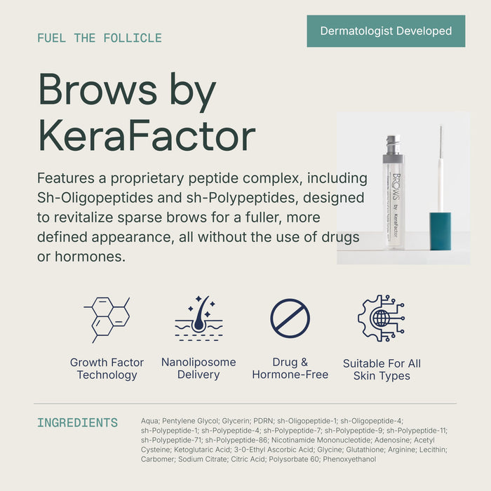 KeraFactor Brow Growth Serum 5ml (60 Day Supply)