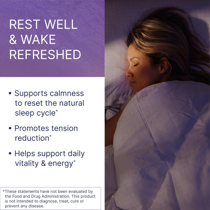 Microbiome Labs Zenbiome Sleep - L Theanine with Lemon Balm Extract & Probiotics 30 Capsules