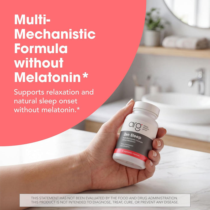 Allergy Research Group - Zen Sleep - with P5P and 5-HTP - 60 Vegetarian Capsules