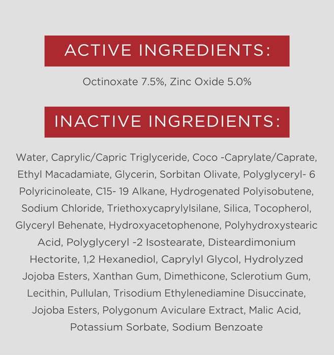 EltaMD UV Active 100% Mineral Sunscreen with Zinc Oxide, SPF 50+, 3 oz