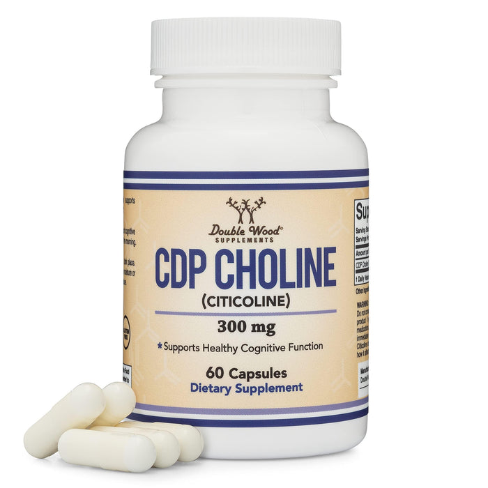 Double Wood - CDP Choline (Citicoline) 300mg - 60 Ct