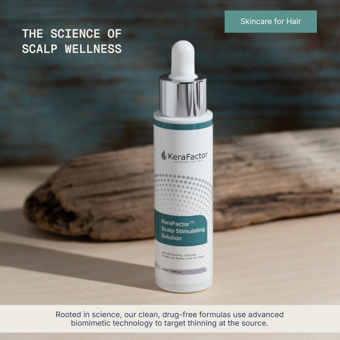 KeraFactor Scalp Stimulating Solution - 7 Biomimetic Growth Factors - 50 ml