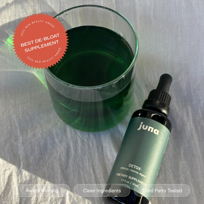 Juna Liquid Chlorophyll Detox Drops, Lemon & Mint Flavor, 3X Strength