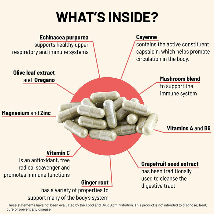 Mountain Peak Nutritionals Immuni-T Advanced Immune Support 60 Vegetarian Capsules