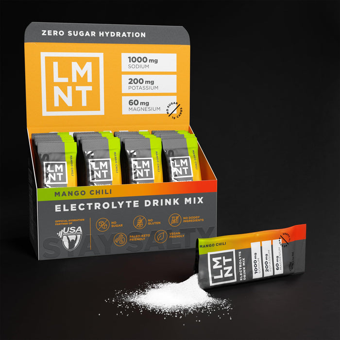 LMNT Zero Sugar Electrolytes Mango Chili Salt 30 Count