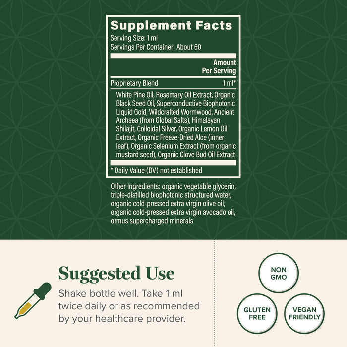 Global Healing Paratrex II - Advanced Detox Support - 2 Fl Oz