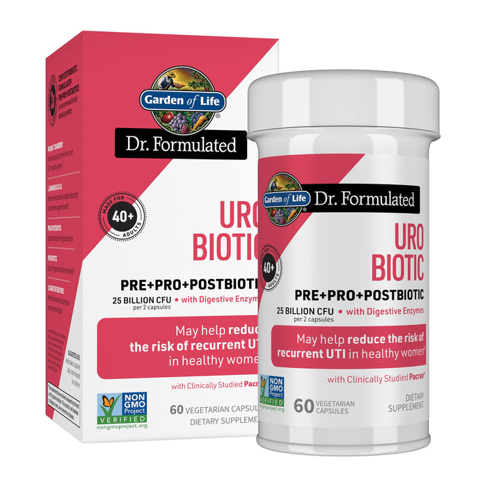 Garden of Life Dr. Formulated URO Biotic 40+, 60 Capsules