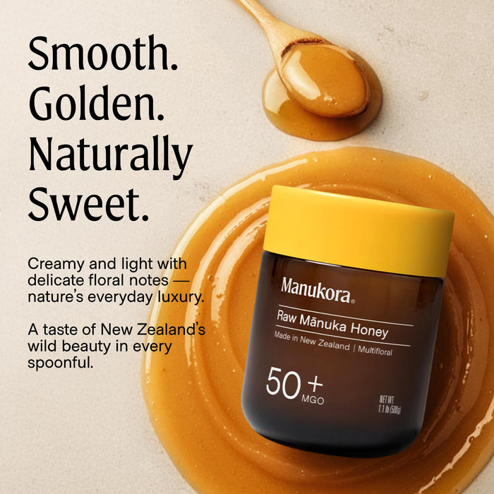 Manukora Raw Manuka Honey MGO 50+ New Zealand 500g