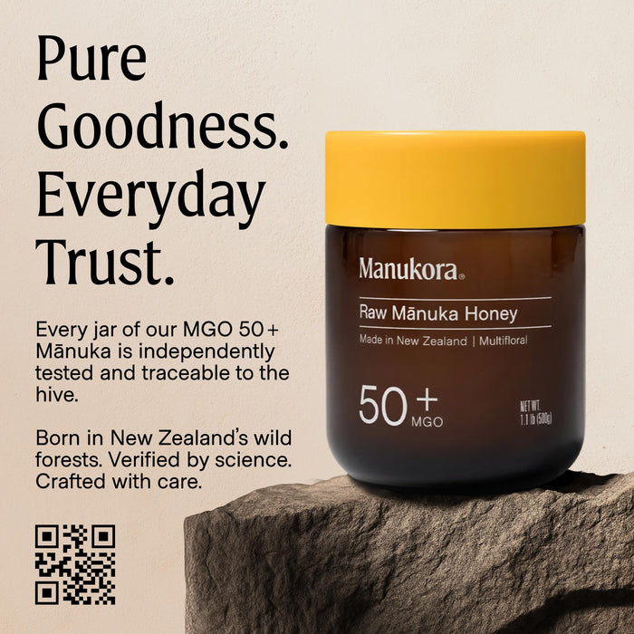 Manukora Raw Manuka Honey MGO 50+ New Zealand 500g