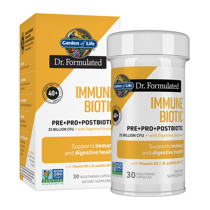 Garden of Life Dr. Formulated Immune Biotic 40+, 30 veg Capsules