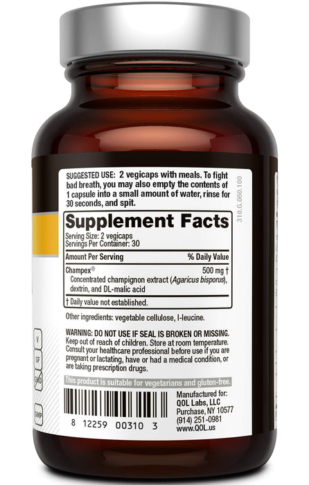 Quality of Life - Deodorex - 60 Vegicaps