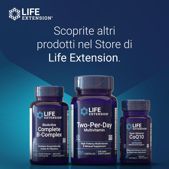 Life Extension, Multivitamin Two per Day, 120 Compresse, Testato in Laboratorio, Senza Glutine, Senza Soia, Non OGM