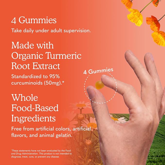 Garden of Life Organics Turmeric Inflammatory 120 Vegan Gummies