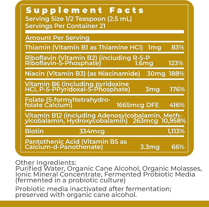 Premier Research Labs: Max B-ND Liquid Vitamin B-Complex 2 fl oz