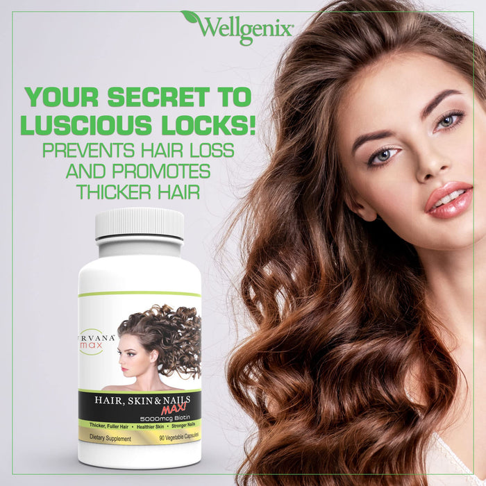 Wellgenix Purvana Max Hair, Skin & Nails Vitamin 90 Capsules