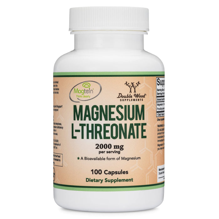 Double Wood Supplements Magnesium L Threonate Magtein