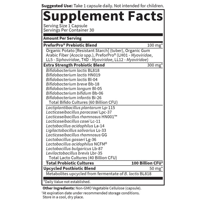 Garden of Life Dr Formulated Once Daily 3-in-1 Complete 100 Billion CFU 30 veg caps