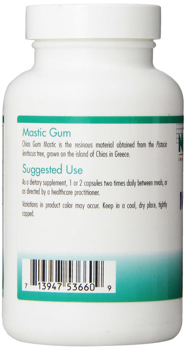 Nutricology Mastic Gum 120 Vegetarian Capsules