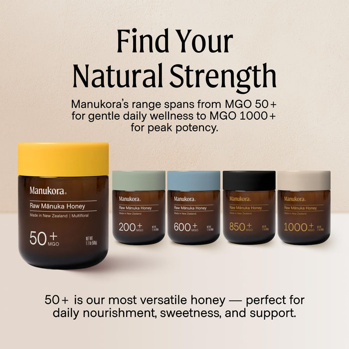 Manukora Raw Manuka Honey MGO 50+ New Zealand 500g