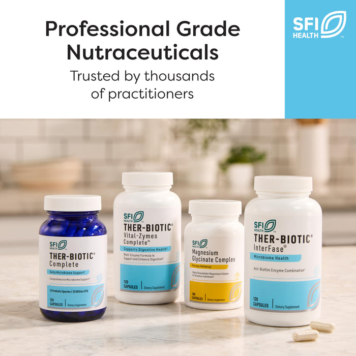 Klaire Labs SFI Health Ther-Biotic Kids Probiotic Chewables - 60 Chewable Tablets Cherry-Flavored